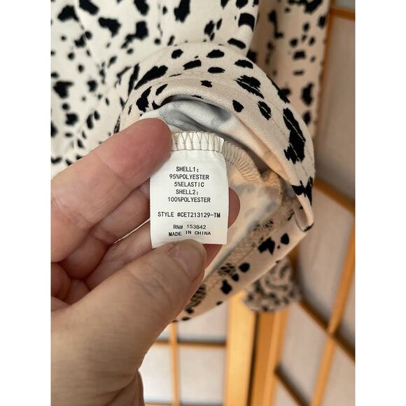 Melloday Pullover Blouse Elastic Cuff Poet Sleeves size Medium Workwear - Picture 3 of 5